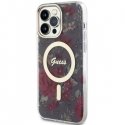 Guess dėklas, skirtas iPhone 14 Pro Max 6,7" GUHMP14XHCFWSA chaki kietas dėklas Magsafe IML Flower Guess dėklas, skirtas iPhone 14 Pro Max 6,7" GUHMP14XHCFWSA chaki kietas dėklas Magsafe IML Flower