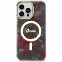 Guess Case for iPhone 14 Pro Max 6.7" GUHMP14XHCFWSA Khaki Hard Case Magsafe IML Flower Guess Case for iPhone 14 Pro Max 6.7" GUHMP14XHCFWSA Khaki Hard Case Magsafe IML Flower
