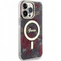 Guess Case for iPhone 14 Pro Max 6.7" GUHMP14XHCFWSA Khaki Hard Case Magsafe IML Flower Guess Case for iPhone 14 Pro Max 6.7" GUHMP14XHCFWSA Khaki Hard Case Magsafe IML Flower