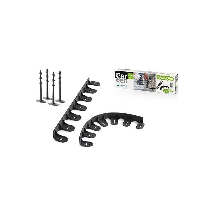 Prosperplast Vejos apvadas su 4,8 m inkarais Border 0645 – 2