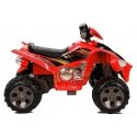 Lean Cars Electric quad bike for children, red Lean Cars Electric quad bike for children, red