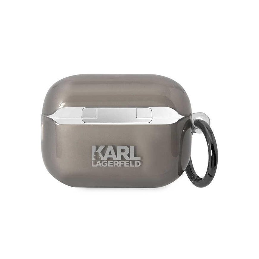 Karl Lagerfeld Dėklas Karl Lagerfeld KKLAP2HNIKTCK Apple AirPods Pro 2 juoda/juodas Ikonik Dėklas Karl Lagerfeld – 2