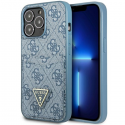Guess case for iPhone 13 Pro / 13 6.1" GUHCP13LP4TPB blue hardcase 4G Triangle Logo Cardslot Guess case for iPhone 13 Pro / 13 6.1" GUHCP13LP4TPB blue hardcase 4G Triangle Logo Cardslot