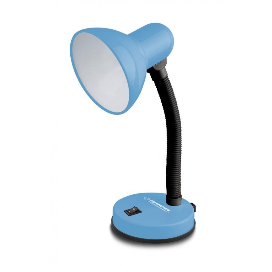 Table lamp Esperanza ELD109B Esperanza lampka birkowa e27 vega blue