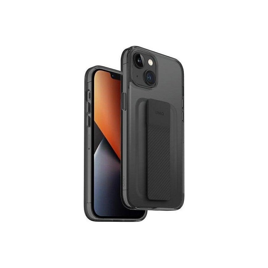Case Uniq UNIQ etui Heldro Mount for iPhone 14 Plus 6.7" black/vapour smoke
