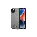 Karl Lagerfeld case iPhone 14 Plus 6.7" KLHCP14MSAKLHPG gray HC PU Saffiano Mono Metal Logo Karl Lagerfeld case iPhone 14 Plus 6.7" KLHCP14MSAKLHPG gray HC PU Saffiano Mono Metal Logo