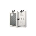 Karl Lagerfeld case iPhone 14 Plus 6.7" KLHCP14MSAKLHPG gray HC PU Saffiano Mono Metal Logo Karl Lagerfeld case iPhone 14 Plus 6.7" KLHCP14MSAKLHPG gray HC PU Saffiano Mono Metal Logo