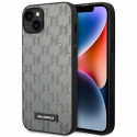 Karl Lagerfeld case iPhone 14 Plus 6.7" KLHCP14MSAKLHPG gray HC PU Saffiano Mono Metal Logo Karl Lagerfeld case iPhone 14 Plus 6.7" KLHCP14MSAKLHPG gray HC PU Saffiano Mono Metal Logo