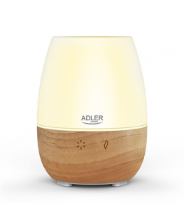 Humidifier Adler ultrasonic aroma diffuser AD 7967 ultrasonic, suitable for rooms up to 25 m³, brown/white