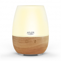 Humidifier Adler ultrasonic aroma diffuser AD 7967 ultrasonic, suitable for rooms up to 25 m³, brown/white