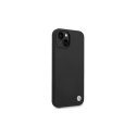 BMW dėklas iPhone 14 Plus 6,7" BMHCP14MSILBK juodas silikono metalo logotipas BMW dėklas iPhone 14 Plus 6,7" BMHCP14MSILBK juodas silikono metalo logotipas