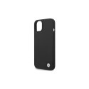 BMW Case iPhone 14 Plus 6.7" BMHCP14MSILBK Black Silicone Metal Logo