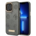 Guess GUHMP13LSAPSTG iPhone 13 Pro / 13 6,1 colio pilkas/pilkas kietas dėklas Peony Logo Plokštė MagSafe Guess GUHMP13LSAPSTG iPhone 13 Pro / 13 6,1 colio pilkas/pilkas kietas dėklas Peony Logo Plokštė MagSafe