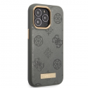 Guess GUHMP13LSAPSTG iPhone 13 Pro / 13 6.1 inch Grey/Grey Hard Case Peony Logo Plate MagSafe Guess GUHMP13LSAPSTG iPhone 13 Pro / 13 6.1 inch Grey/Grey Hard Case Peony Logo Plate MagSafe