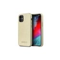 Guess GUHCP12SIGLGO iPhone 12 mini 5.4 inch Gold/Gold Hard Rainbow Case Guess GUHCP12SIGLGO iPhone 12 mini 5.4 inch Gold/Gold Hard Rainbow Case