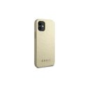 Guess GUHCP12SIGLGO iPhone 12 mini 5.4 inch Gold/Gold Hard Rainbow Case Guess GUHCP12SIGLGO iPhone 12 mini 5.4 inch Gold/Gold Hard Rainbow Case