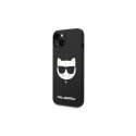 Dėklas Karl Lagerfeld KLHMP14MSLCHBK iPhone 14 Plus 6,7 colių kieto dėklo juoda / juoda silikoninė Choupette galvutė Magsafe Dėklas Karl Lagerfeld KLHMP14MSLCHBK iPhone 14 Plus 6,7 colių kieto dėklo juoda / juoda silikoninė Choupette galvutė Magsafe
