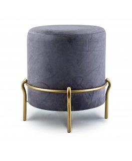 Mondex LILY pouf h46x42cm - dark gray