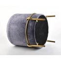 Mondex LILY pouf h46x42cm - dark gray