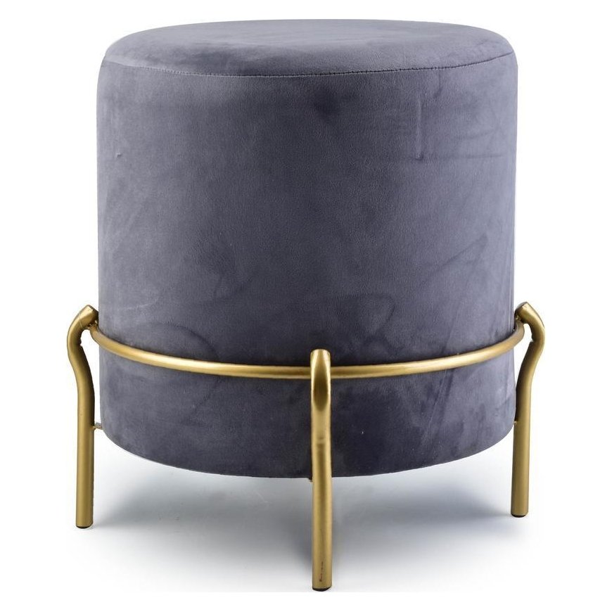 Mondex LILY pufas h46x42cm - tamsiai pilkas – 3