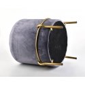 Mondex LILY pouf h46x42cm - dark gray