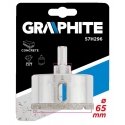 Drilled Graphite Graphite 65mm Diamond Hole Saw (57H296) Drilled Graphite Graphite 65mm Diamond Hole Saw (57H296)