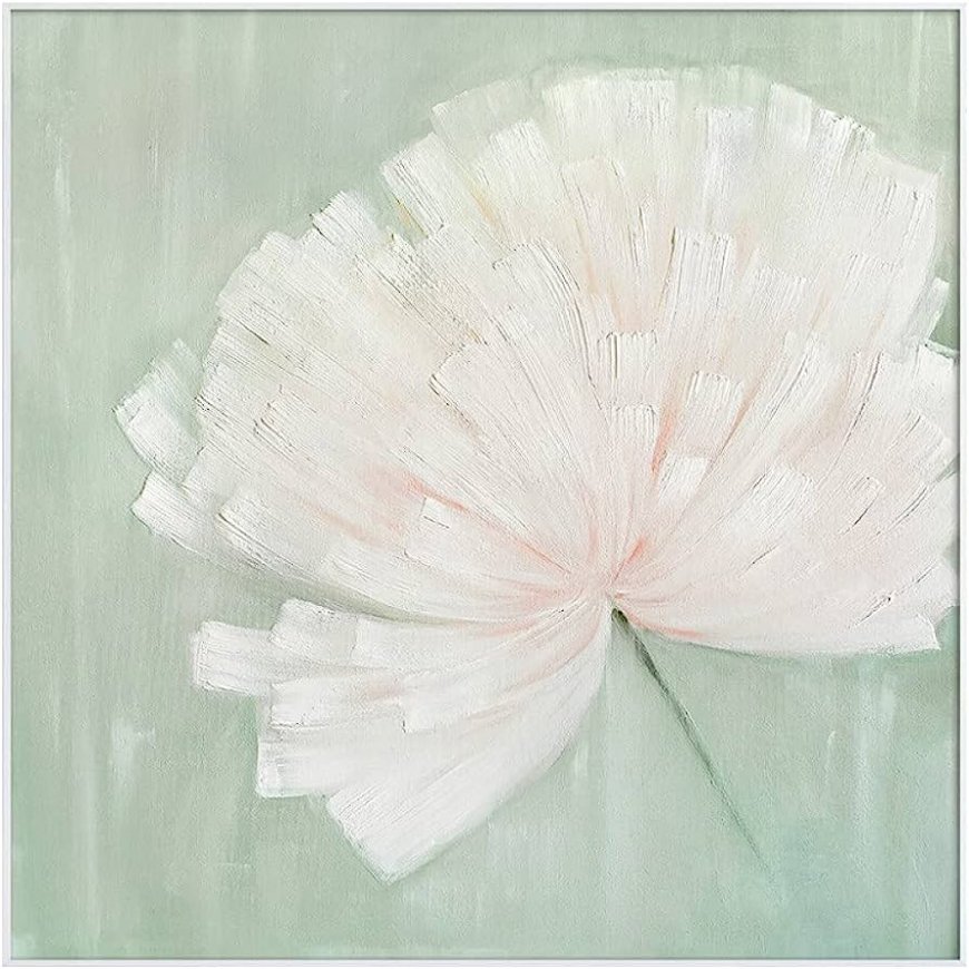 Oil painting 100x100cm, pastel blossoms – 2
