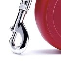 Flexi New Classic S pavadėlis šunims iki 15kg juostinis 5m raudonos spalvos