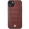 Dėklas BMW BMHCP14S22RPSR iPhone 14 6,1" bordo spalvos/burgundy Leather Seats Pattern Dėklas BMW BMHCP14S22RPSR iPhone 14 6,1" bordo spalvos/burgundy Leather Seats Pattern