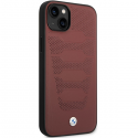Dėklas BMW BMHCP14S22RPSR iPhone 14 6,1" bordo spalvos/burgundy Leather Seats Pattern Dėklas BMW BMHCP14S22RPSR iPhone 14 6,1" bordo spalvos/burgundy Leather Seats Pattern