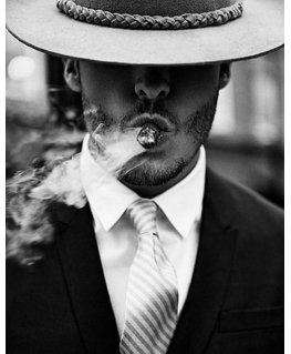 Beldizart Smoking man 38x48 cm WD134