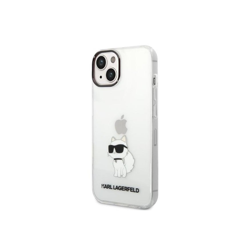 Karl Lagerfeld Case for iPhone 14 Plus 6.7" KLHCP14MHNCHTCT Clear Hard Case Ikonik Choupette – 2