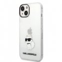 Karl Lagerfeld Case for iPhone 14 Plus 6.7" KLHCP14MHNCHTCT Clear Hard Case Ikonik Choupette Karl Lagerfeld Case for iPhone 14 Plus 6.7" KLHCP14MHNCHTCT Clear Hard Case Ikonik Choupette
