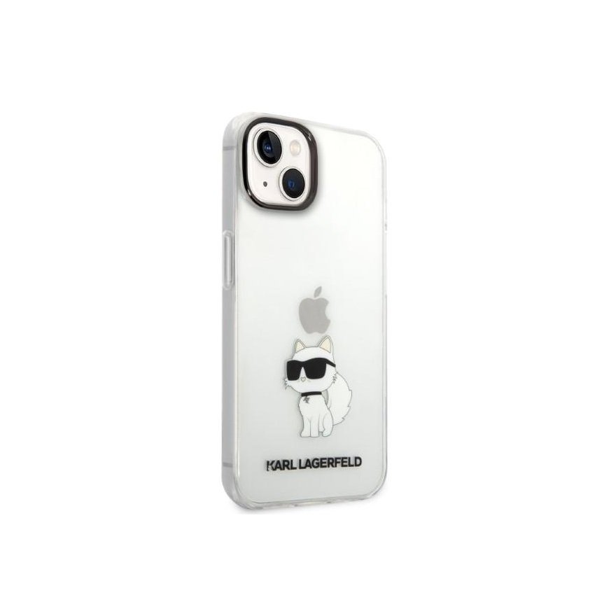Karl Lagerfeld Case for iPhone 14 Plus 6.7" KLHCP14MHNCHTCT Clear Hard Case Ikonik Choupette – 4