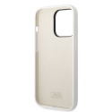 Karl Lagerfeld Case for iPhone 14 Pro Max 6.7" KLHCP14XSNIKBCH White Hard Case Silicone Ikonik