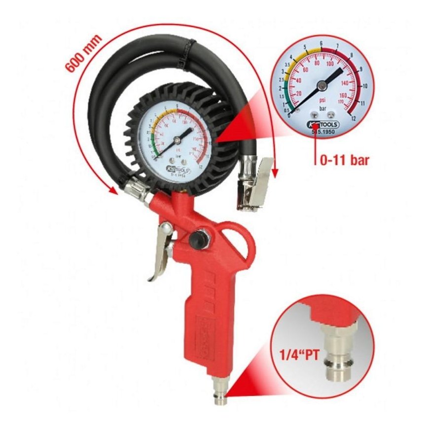 Pneumatic tire inflation gauge KS-TOOLS – 2