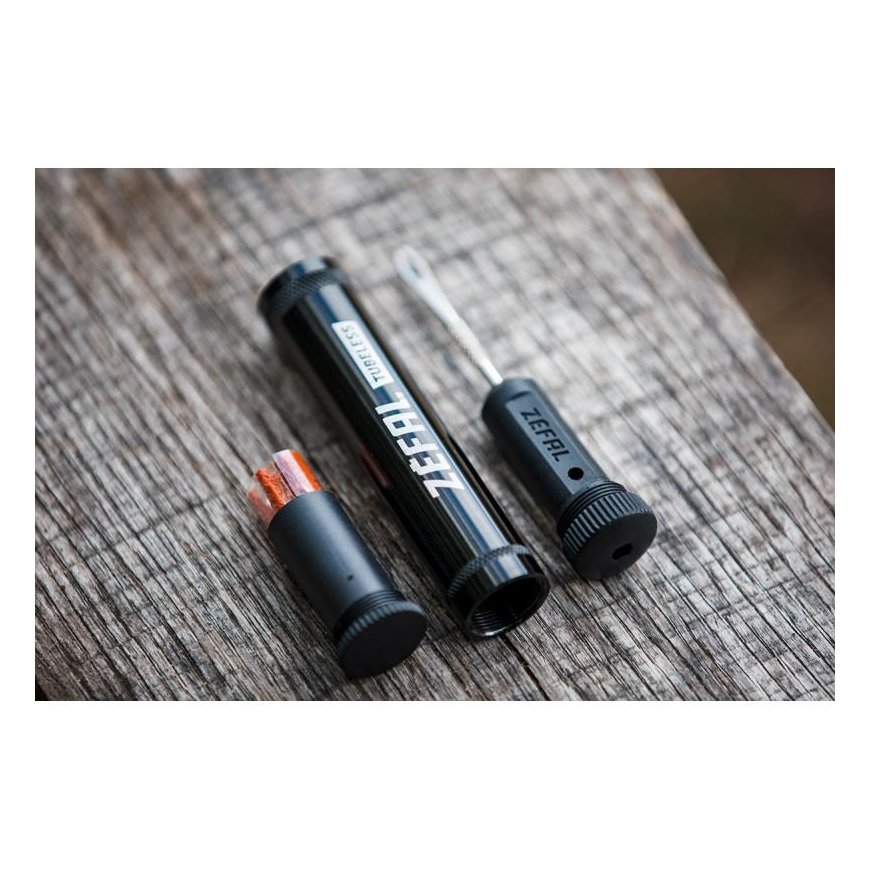 ZEFAL TUBELESS REPAIR KIT - Juodas TUBE W CLIP dvir. įrankių rinkinys – 3