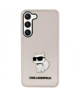 Karl Lagerfeld Case for Samsung Galaxy S23 KLHCS23SHNCHTCP Pink HC IML NFT Choupette