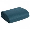 Eurofirany DESIGN 91 BONI / 5 Bedspread with quilt motif printed by hot pressing technique, 170X210 cm, color: dark turquoise Be Eurofirany DESIGN 91 BONI / 5 Bedspread with quilt motif printed by hot pressing technique, 170X210 cm, color: dark turquoise Be