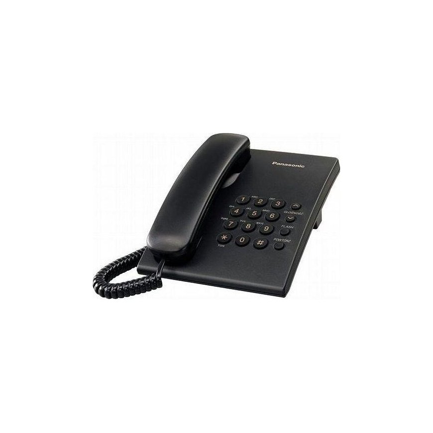 Panasonic KX-TS500PDB juodas stalinis telefonas – 2