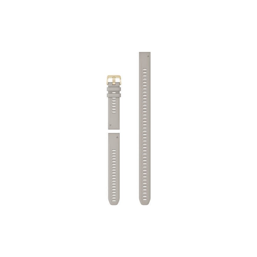 Garmin QuickFit 20 silicone wristband, sand/gold