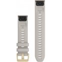 Garmin QuickFit 20 silicone wristband, sand/gold
