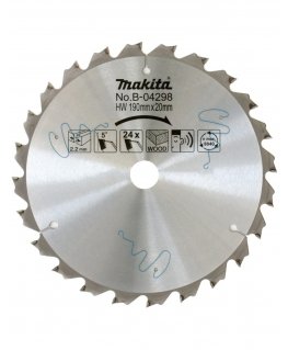 Makita B-04298 TCT saw 190X2.2X20mm 5° T24 Standard wood