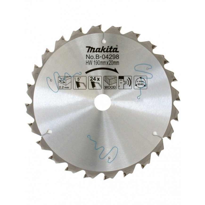 Makita B-04298 TCT saw 190X2.2X20mm