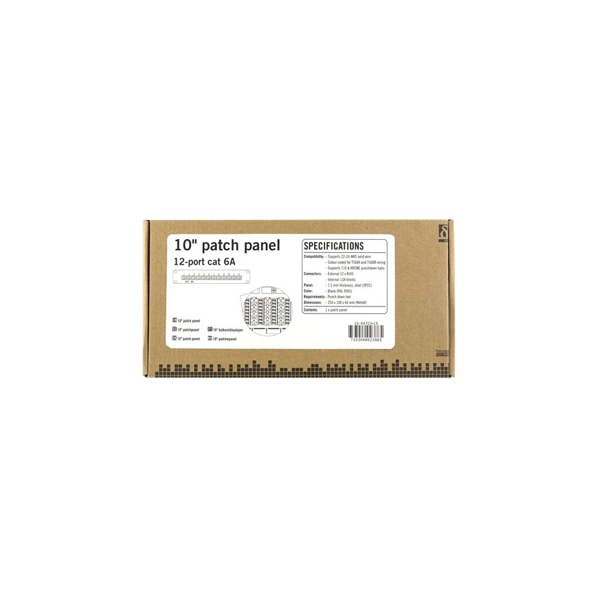 Deltaco 10-PATCH15 pistikupesa 1U – 3