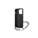 Karl Lagerfeld Case iPhone 13 Pro KLHCP13LPMK Black Hard Case Chain Logo Karl Lagerfeld Case iPhone 13 Pro KLHCP13LPMK Black Hard Case Chain Logo