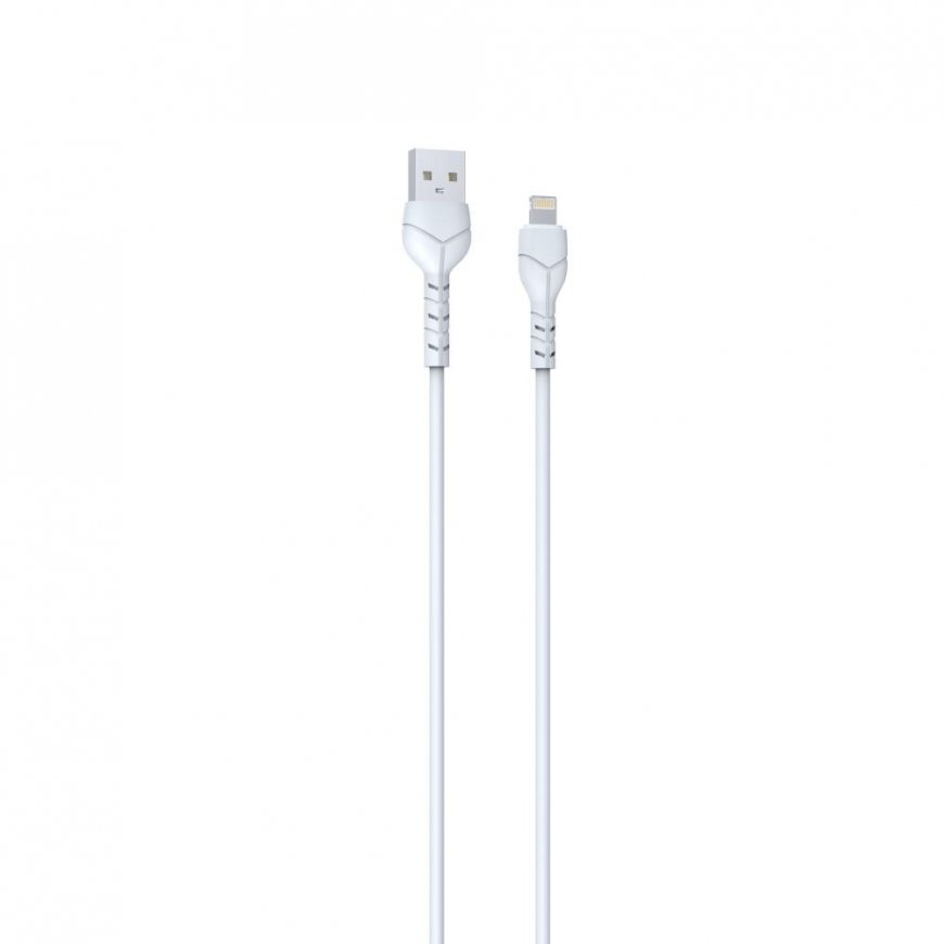 Devia Kintone kabelis USB - Lightning 1,0 m 2,1A baltas komplektas 30 vnt V2 – 2