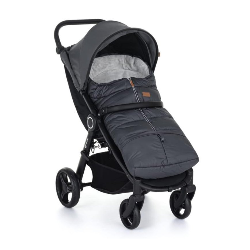Petite&Mars Petite & Mars Jibot - šiltas 3in1 miegmaišis | Medžio anglies pilka – 3