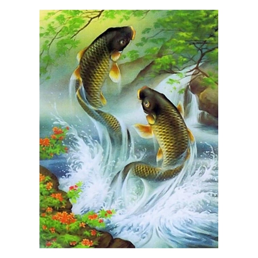 Beldizart Diamond Painting Kit Koi Carps