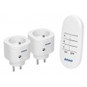 ELECTRICAL SOCKETS AND REMOTE CONTROL OR-GB-439 SET OF 2 PCS. 3000 W ORNO ELECTRICAL SOCKETS AND REMOTE CONTROL OR-GB-439 SET OF 2 PCS. 3000 W ORNO